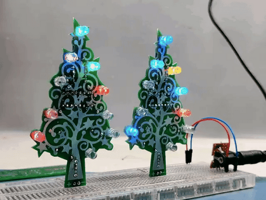 DIY PCB Christmas Decorations – Adding Electronics to Your Festive Spirit