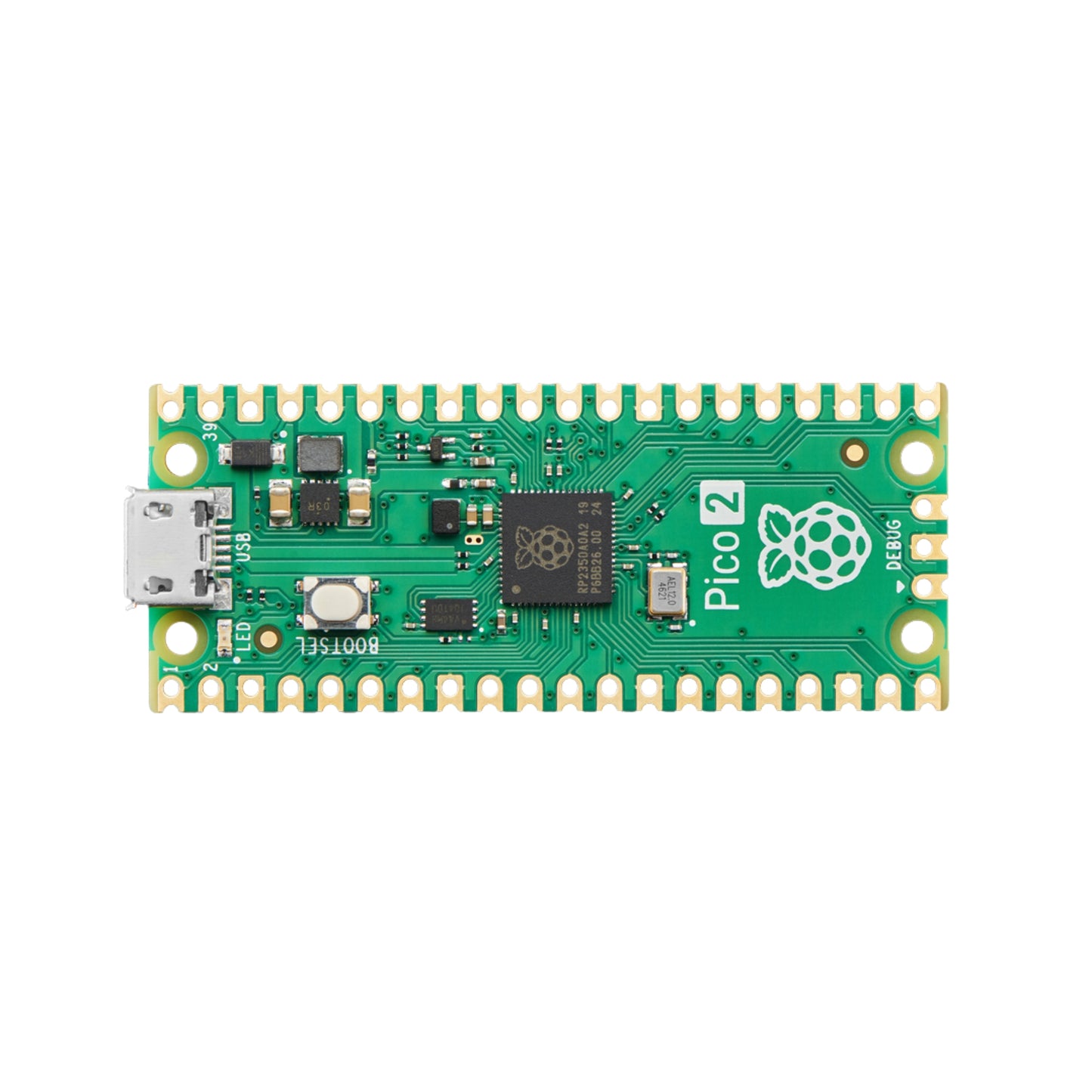 Raspberry Pi Pico 2 – RP2350 Microcontroller Board (With/Without Headers)