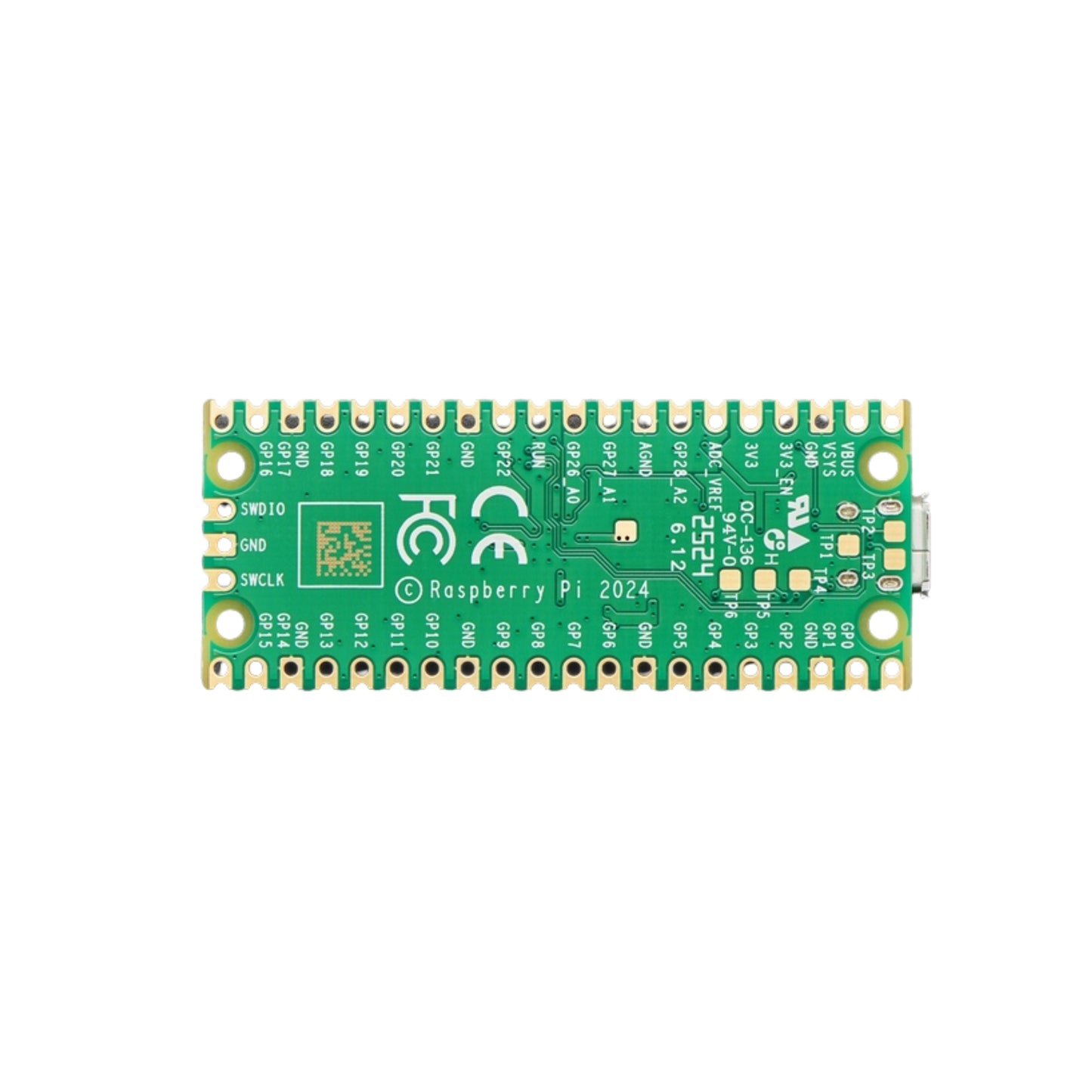 Raspberry Pi Pico 2 – RP2350 Microcontroller Board (With/Without Headers)
